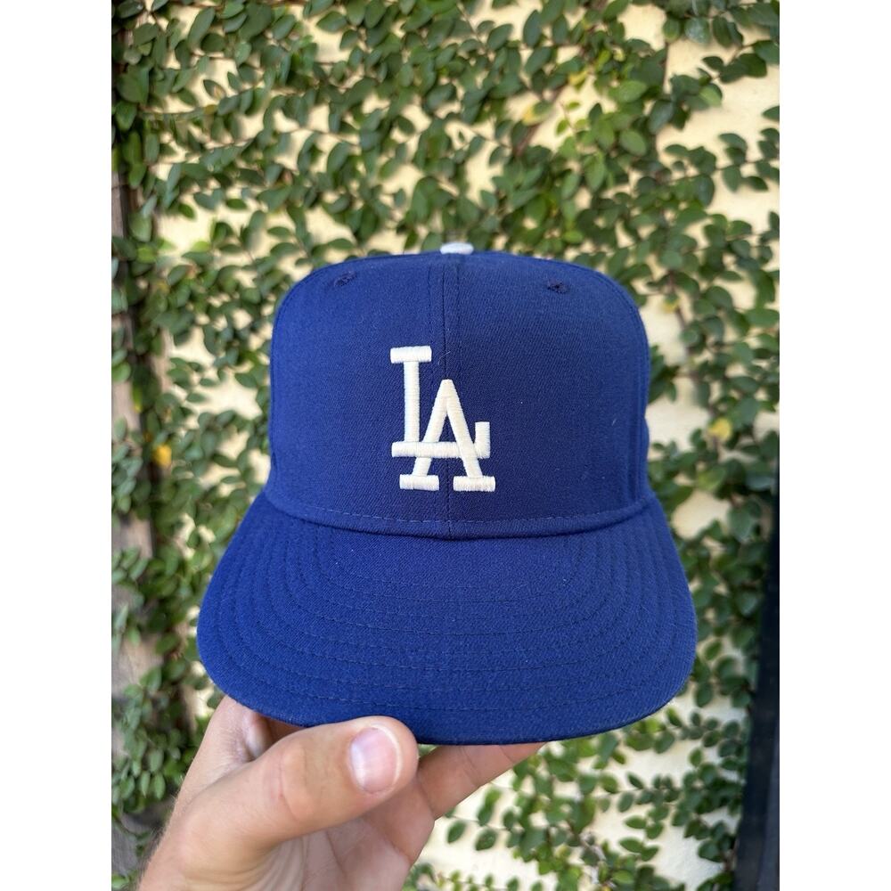 Vintage Dodgers New Era Pro Model Diamond Los Angeles Dodgers Fitted Hat 7 3/8